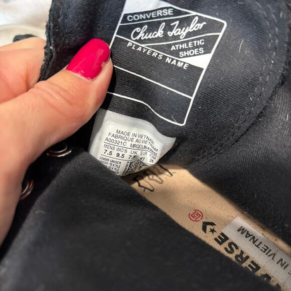 RARE COLLECTOR Converse x CLOT Chuck 70 – Giant Panda High Top – Women’s 9.5 - Picture 8 of 9